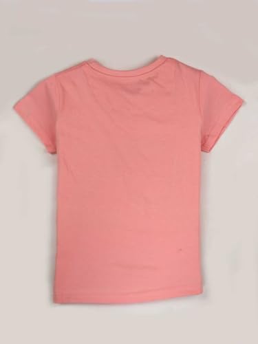 Image of Gini & Jony Girls Printed Cotton Round Neck Half Sleeve Knits Top