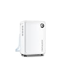 Deshumidificador 12L/Día, Homtronics Dehumidifier Eléctrico de Gran Tamaño