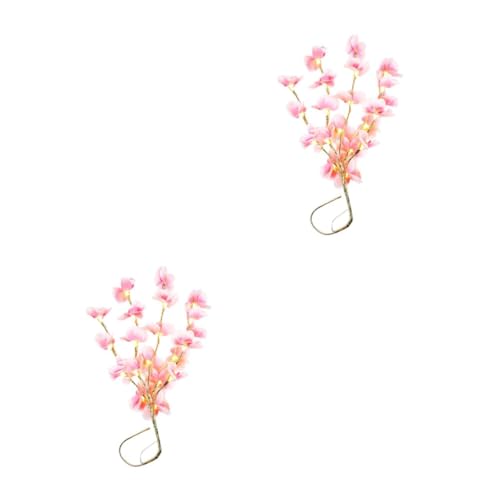 SOLUSTRE 2pcs Phalaenopsis Branches Led Decorative Light Simulated Flower Lamp for Home Decor Warm Light for Parties and Night Lighting No Battery Included Elegant Design