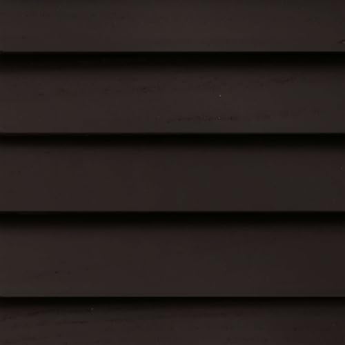 Persiana de madera marrón oscuro para regular la luz y privacidad 8