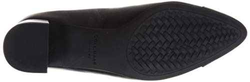 Cole Haan Womens The Go-To Block Heel (45Mm) Pump, Black Leather Wp, 8 Us #TOP3