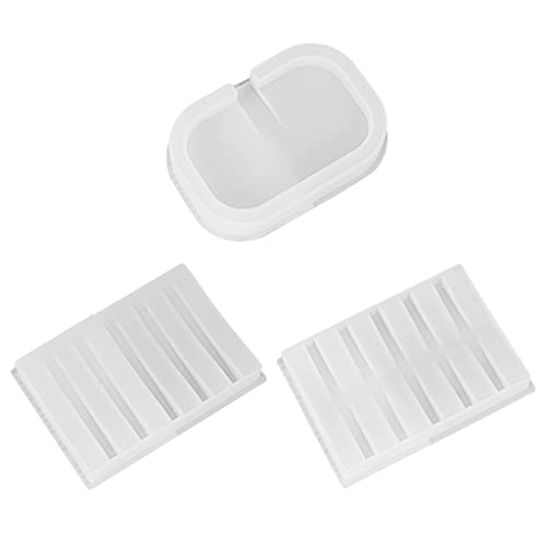 XIANZI Silicone Moulds Silicone Mould Casting Mould DIY Casting Mould Handmade Soap Box Epoxy Resin Mould Soap Dish Holder Casting Silicone Mould