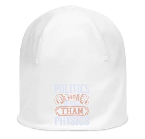 Bonnet blanc souple qui ne serre pas la tête en coton doux respirant