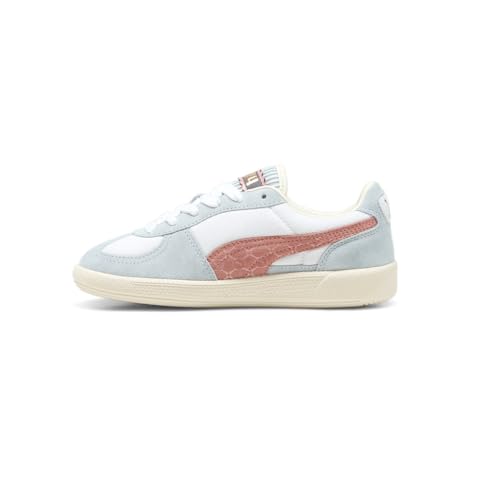 PUMA Kids Girls Palermo Offside Lace Up Sneakers Shoes Casual - Blue, White - Size 6 M3