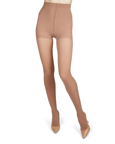 Image of Melas Control Top Tights, 60 Denier, Opaque, Nylon, Spandex, Tummy Control Womens Tights- Sizes Small - Q2