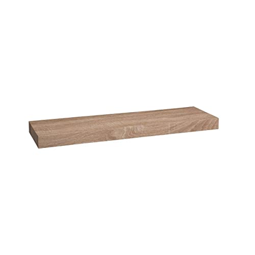 5 five simply smart 5five - Étagère Murale Flottante Fixy Effet Bois Naturel 60 x 23,5 cm - pour Salon, Chambre, Bureau