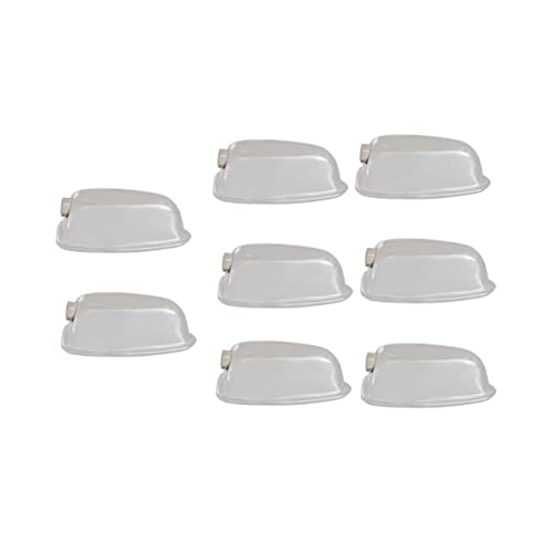 ERINGOGO 8pcs Double-end Snare Drum Lugs Connector Metal Drum Set Parts Smooth Polished Lugs for Comfortable Use