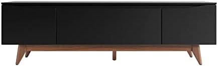 Rack Flynt 184 cm – Natural c/Preto Touch