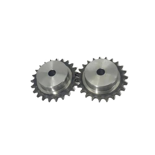 Bevel Gear Pinion Hardware Mechanical 04C Chain Drive Sprocket 24-31 Tooth Steel Chain Gear Pitch 6.35mm Industrial Sprocket Wheel(27 Teeth)