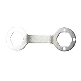 Kupplungsschlüssel-Werkzeug für Waschmaschinen-Wartungsarbeiten, einschließlich für 36 mm und 38 mm Kupplungsnabenbefestigung, Entfernung und Installation (Silber)
