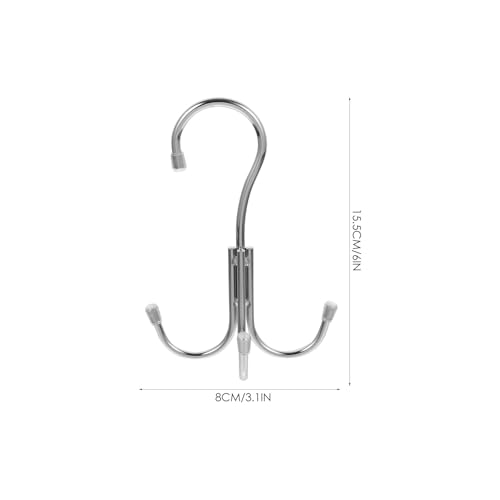 Crochet capacité de charge élevée en acier inoxydable argenté - 3