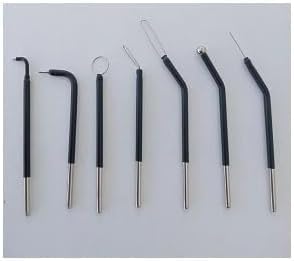 Black Electrode Tip Assortment – 7-Piece Reusable Set