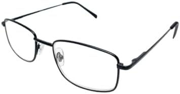 Calabria R754 Rectangular Metal Reading Glasses Men Retro Designer Thin Readers Trendy Stylish Eyeglasses Vintage