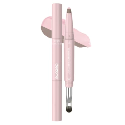 DEZONE Lápiz Doble para Maquillaje Ojos, Waterproof miniatura 1
