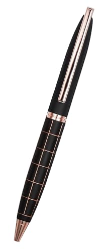 Image of amazon basics Elegant Ballpoint Pen with Classy Stainless Steel Body (Blue Ink)