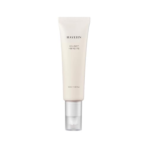 HAYEJIN RiceFila Double Moisturizing Cream - All-in-One Korean Face Moisturizer with 8 Hyaluronic Acids, 6 Peptides & Shea Butter - Vegan & Hypoallergenic Korean Skincare 1.69 fl oz