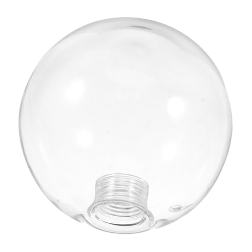 Yardenfun Cubierta De Vidrio Redonda G9 80 Mm 2 Cm Diámetro, Pantalla Transparente Para Lámparas Colgantes, Globo De Cristal Para Lámpara De Techo, Repuesto Para Iluminación Doméstica Oficina