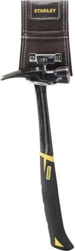 STANLEY Leather Hammer Holder with Heavy Duty Steel Loop, STST1-80117 , Black