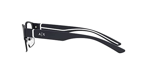Image of Armani Exchange mens Ax1059 Rectangular Prescription Eyewear Frames