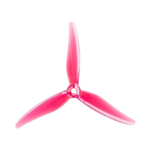 Hélices tripales 51466 haute propulsion de 5 pouces rose drone FPV