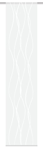 Home Fashion Panel japonés Voile, plástico, 245 x 60 cm, Tela, Naturaleza, 245 x 60 cm