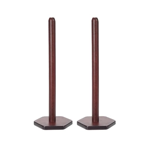 Image of SEXLIEU Yarn Holder Spindle - 2 Pack, Magnetic Spindles for Smooth Yarn Rotation, Compatible with SEXLIEU Yarn Holder, Burgundy Color
