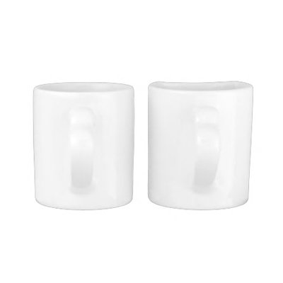 Tasse céramique blanche cobras multicolore DIYthinker pour couple - 4