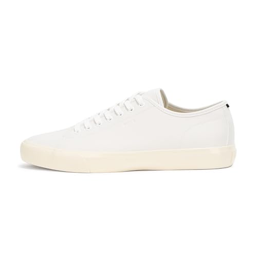 Image of BOSS Men's Aiden Logo Block Leather Low Top Sneakers