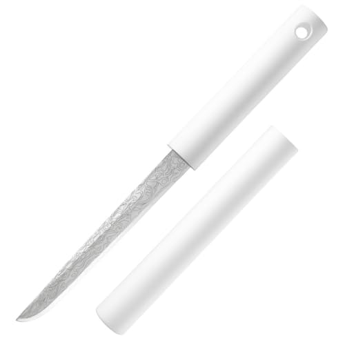 Image of Machado Kitchen Paring Knife with Protective Cover, White