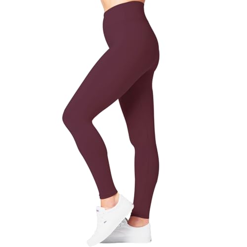 Image of SATINA High Waisted Leggings for Women - Comfortable and Stretchy in Versatile Sizes and Colors