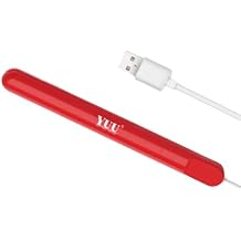Red Small Heater for Toys Quickly 45 C - 55 C Adjustable Auto Compact Heater Waterproof Regulator Heating System USB Portable Carry Outside to Heat Tea/Coffee/Water,Cable Length 2.64 ft