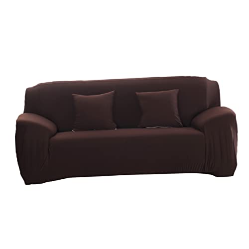 Housse de canapé extensible brune anti-déchirure contre les griffes - 2
