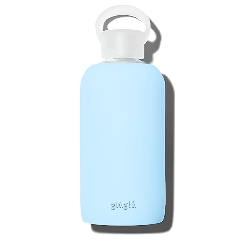 Botellas de Agua Cristal con Silicona Marca glúglú