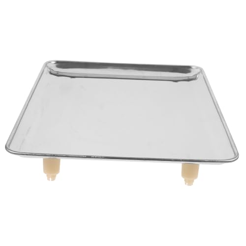Garneck Electronic Scale Tray Rectangle Weighing Tool Stainless Steel for Kitchen Replaces Scale Pan Easy Storage