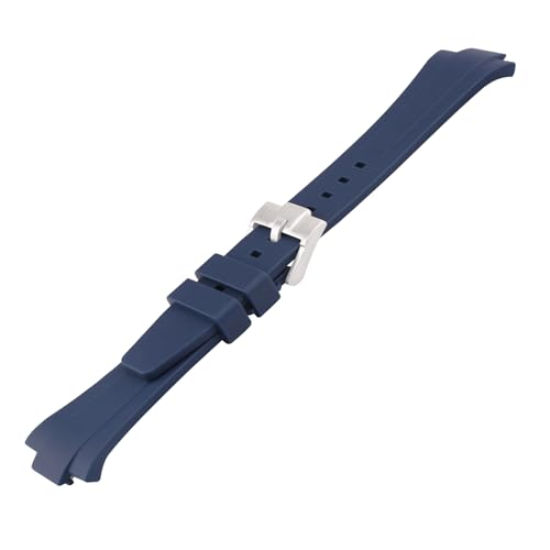 JETHENG Men's Rubber Strap Replacement for 12mm Tissot PRX Powermatic 80 40mm Ladies outdoor work waterproof silicone watch band wrist strap buckle