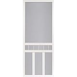 Screen Tight Waccamaw 32 in. Vinyl White Screen Door with Hardware