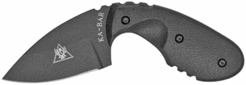 KA-BAR TDI Investigator Fixed Blade Knife 2.71' Drop Point AUS-8 Black Blade Nylon Handle Black