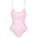 ZeroShop Playboy Bunny Costume Sexy, Bunny Accessories Ears Tail Headband Bodysuit for Halloween Girl Senpai Cosplay,Pink1,L