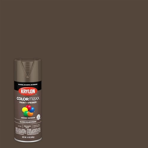Image of Krylon K05518007 Colormaxx Spray-Paints, Aerosol, Equestrian , 12 Ounce (Pack of 1)