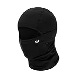 SLEEFS Thermal Fleece Balaclava – Moisture-Wicking Cold Weather Ski Mask & Head Cover for Men & Women – Breathable, Windproof, Full Neck Coverage – Polyester/Spandex Outdoor Sports Hood Black