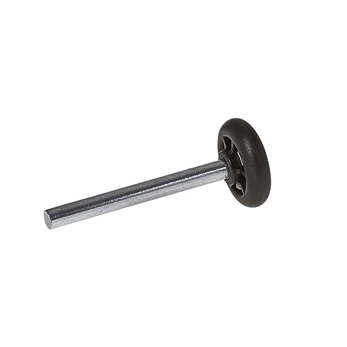 Hörmann Laufrolle (unten mit 110 mm Achse, Beschlag Z/BZ, Nutzlänge ab Rolle bis Ende 95mm, für eine reibungsarme Bewegung) 3047259, Schwarz