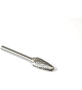 TMAX SF-5 Double Cut Carbide Rotary Burr File, 1/2Inch Head Round Tree, 1/4 Inch Diameter 2 Inch ...