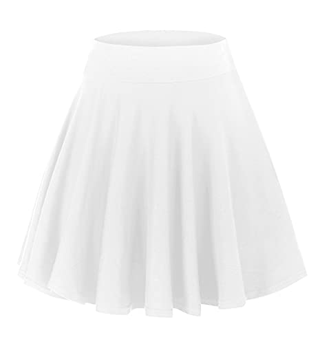 Urban CoCo Women's Mini Skater Flared Skirt Printed and Solid Tennis Skirt