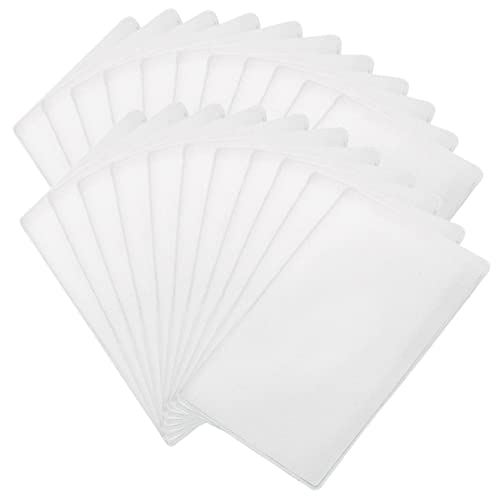 Parliky Étui Porte-cartes Transparent Mat Taille Verticale 100 Pièces, Pochettes de Protection Anti-rfid pour Cartes Bancaires, Cartes D’identité et Tickets de Bus, Usage Professionnel et Élève