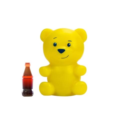 Eolo Toys - Gummymals Yellow. Interactive Super Squishy Gummy Bear Style pet with Over 20 Sounds and Reactions for Children Aged 4 and Up