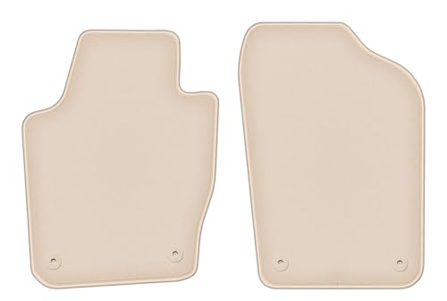 Tapis auto Seat Ibiza IV en velours beige élégant confort premium avant
