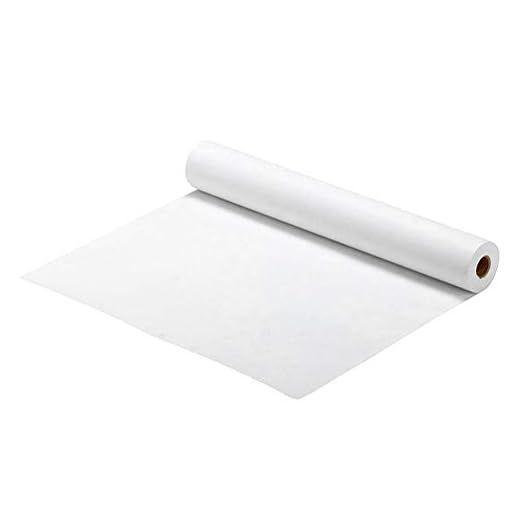 1 st ritpapper rulle affisch papper hantverk pappersrulle vitt omslagspapper (vit)