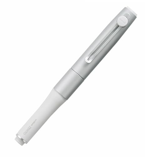 Image of ZENTO Signature Model Silver Ballpoint Pen 0.38mm Ink Color Black UBZH38.26 With Original Stylus Ballpoint Touch Pen