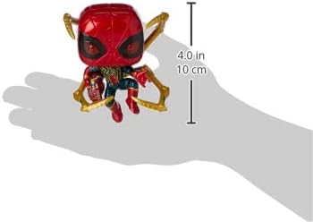 Funko- Pop Marvel: Endgame-Iron Spider w/NanoGauntlet Collectible Toy, 45138, Multicolour | Pop Spiderman