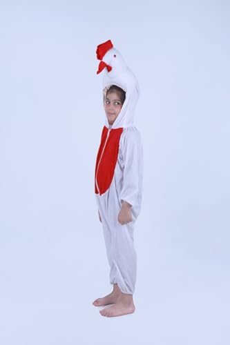 Image of BookMyCostume Chicken Hen Bird Kids Fancy Dress Costume 7-8 years